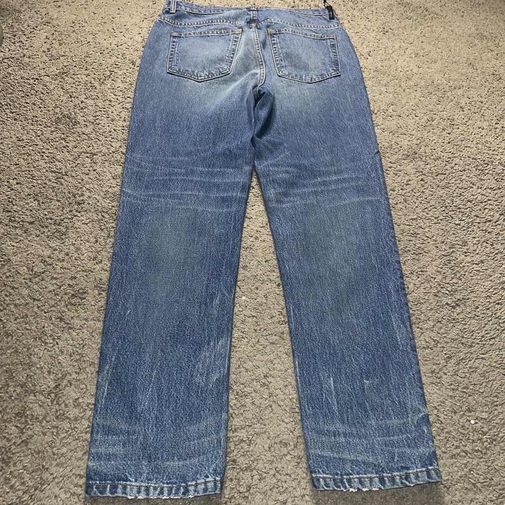 NWOT Alexander Wang Blue Button Fly Jeans Men 32x30 - Picture 5 of 8